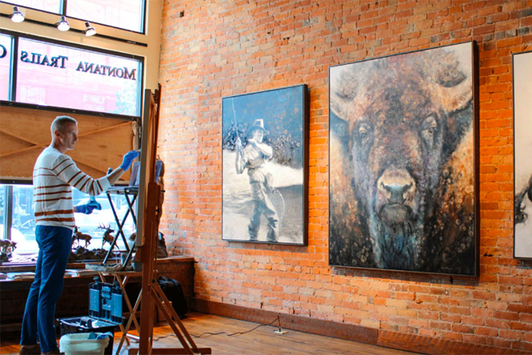 Artist David Frederick Riley