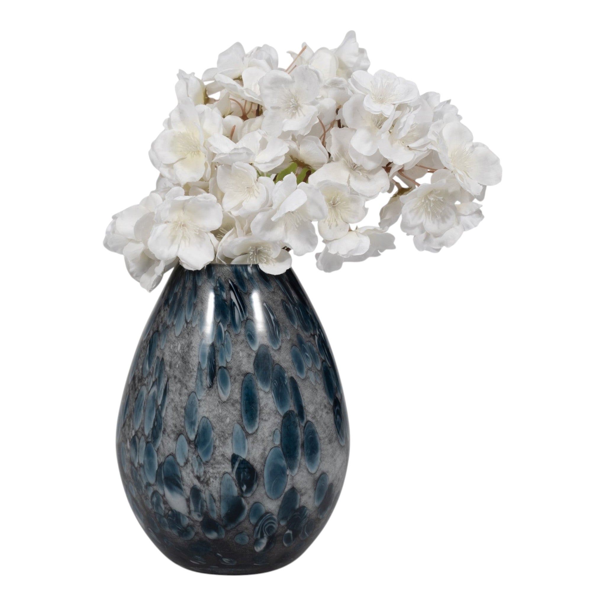 Amalda Blue Glass Vase Small