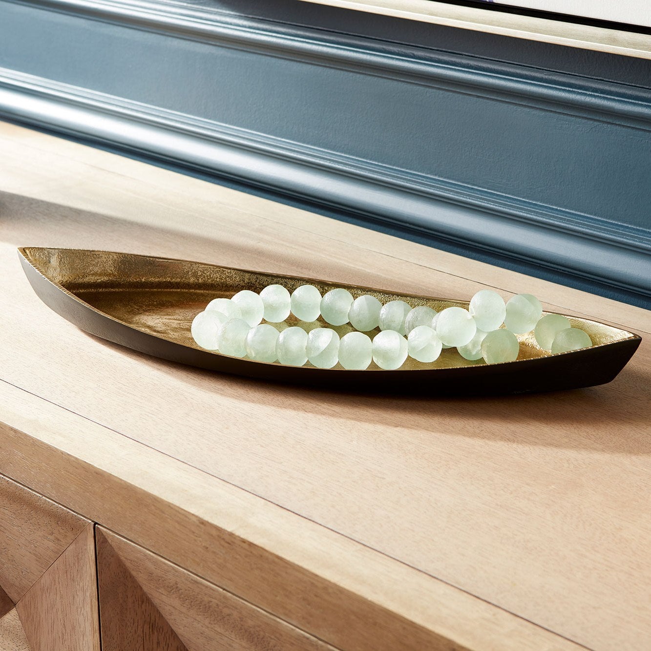 Alumbrar Tray - Matte Black And Gold