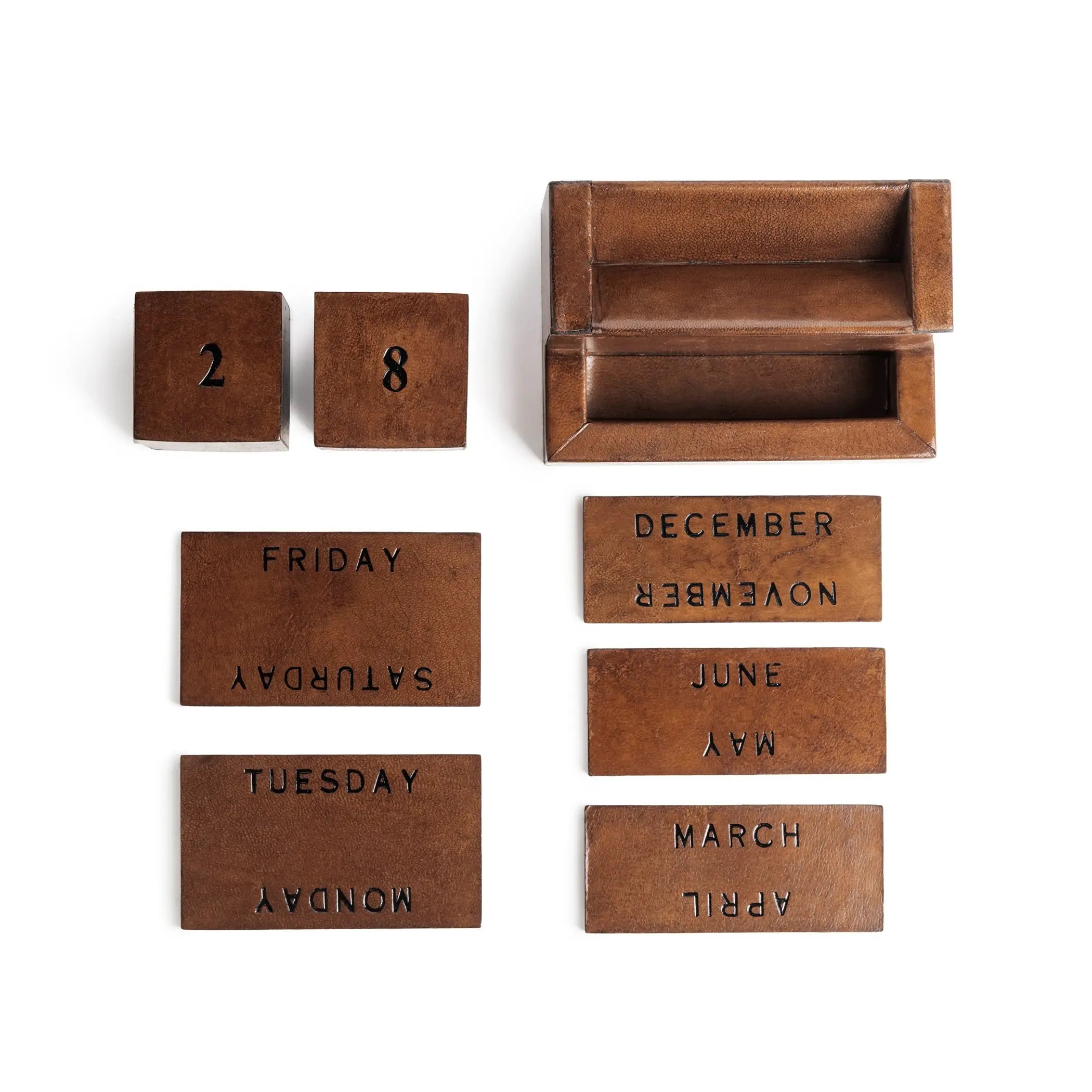 Leather Desk Calendar