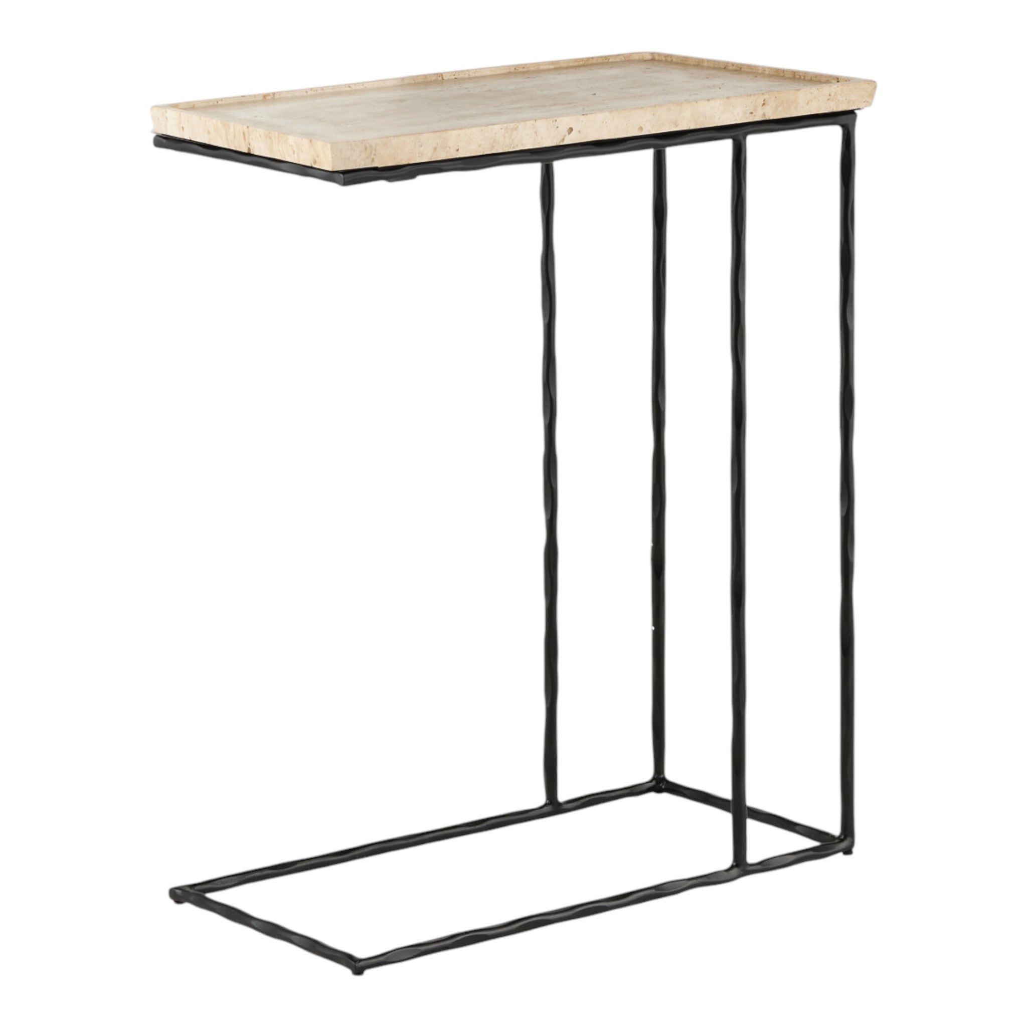 Boyles Travertine C Table