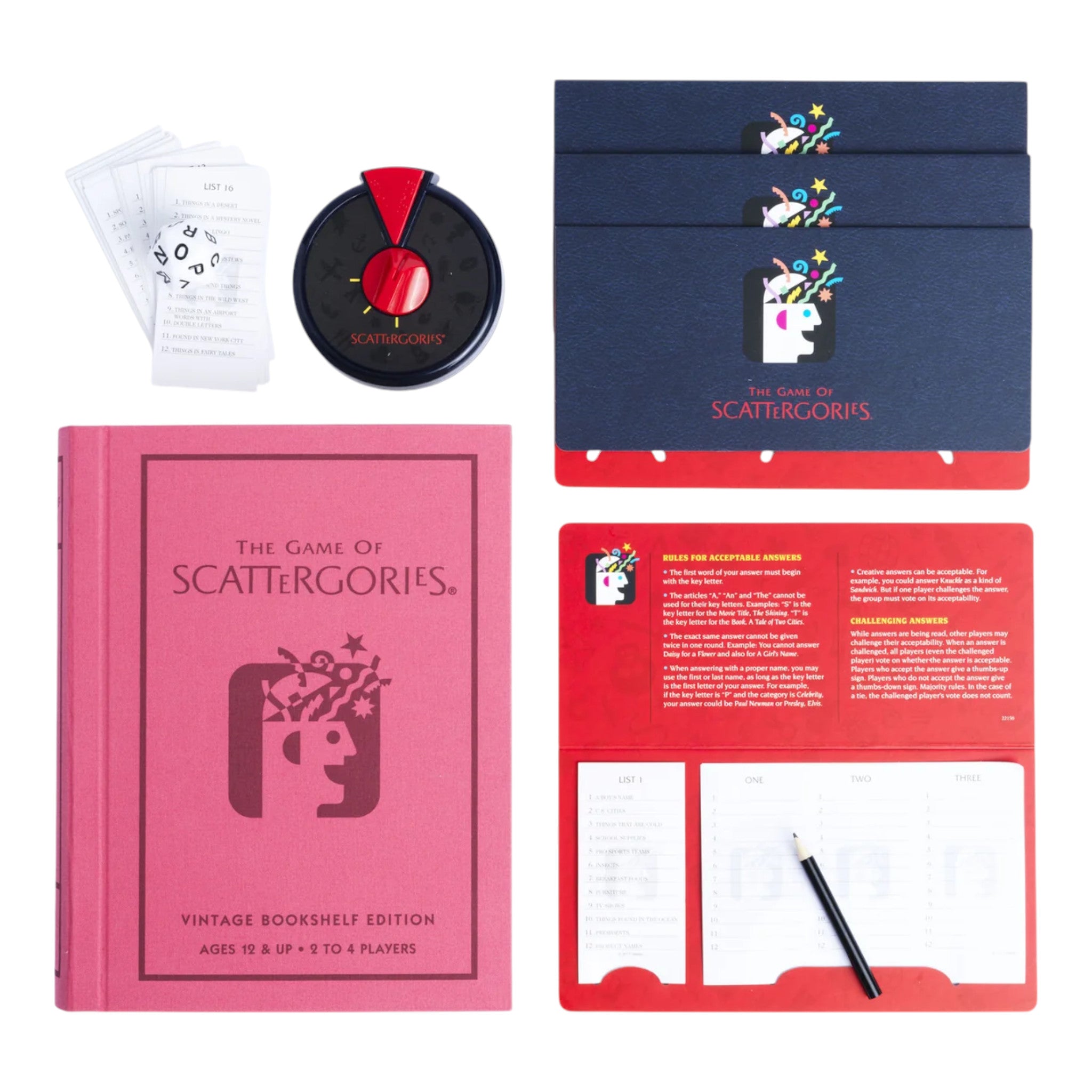 Scattergories, Vintage Bookshelf Edition
