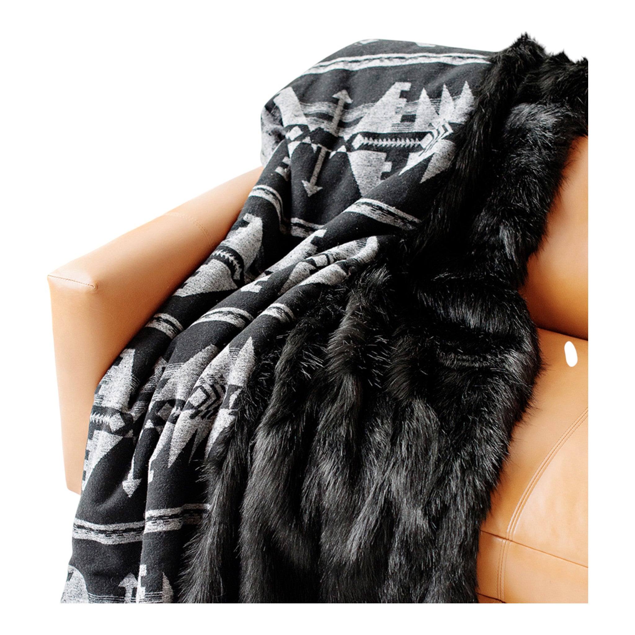 Aztec Throw Black Fox