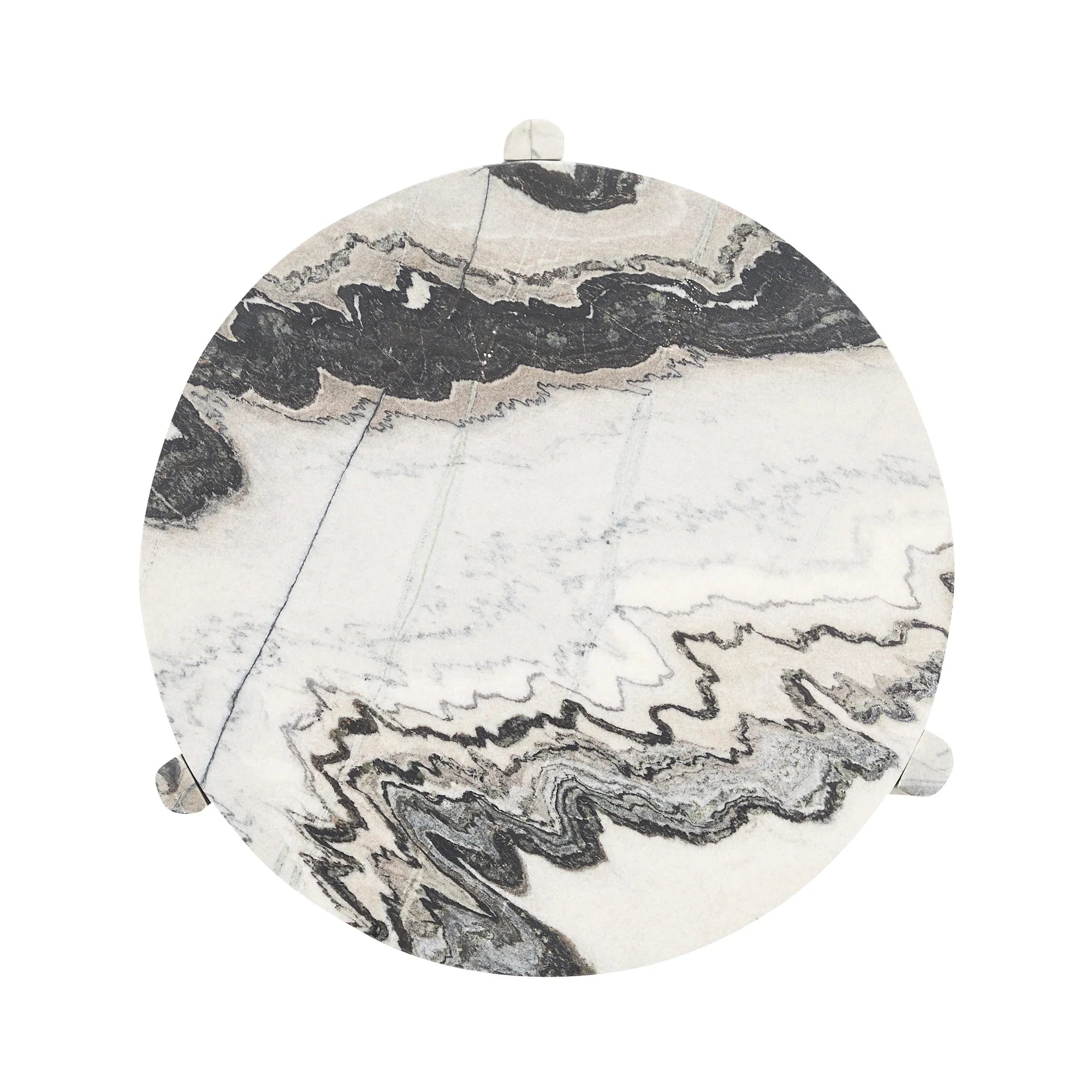 Zora Marble Round End Table