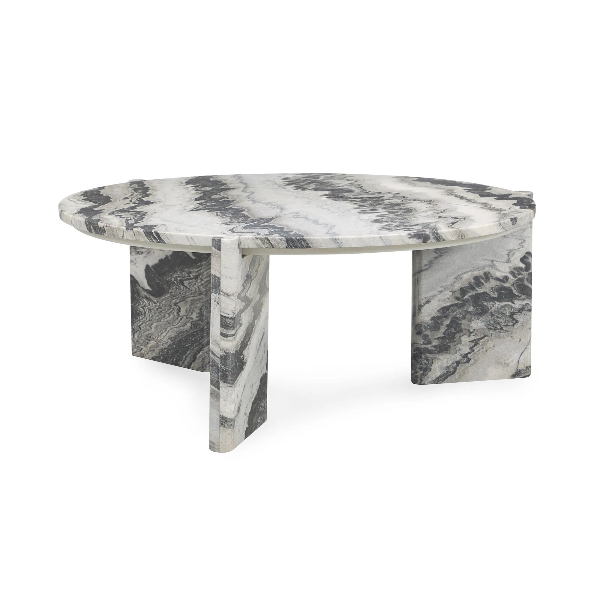 Zora Marble Round Coffee Table