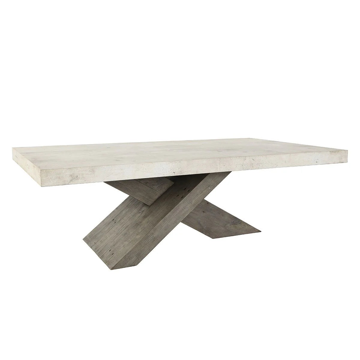 Durant Solid Wood Rectangle Coffee Table | Rustic Modern Table ...
