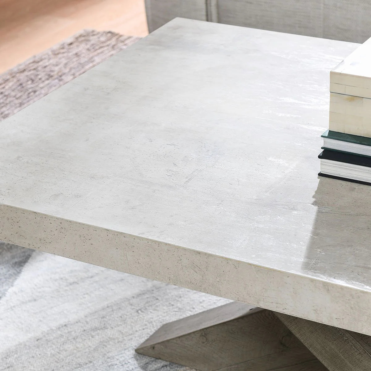 Durant Solid Wood Rectangle Coffee Table