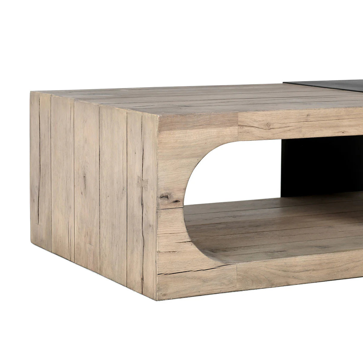 Danica Solid Wood Rectangle Coffee Table