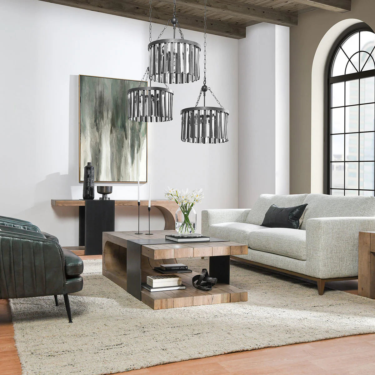 Danica Solid Wood Rectangle Coffee Table