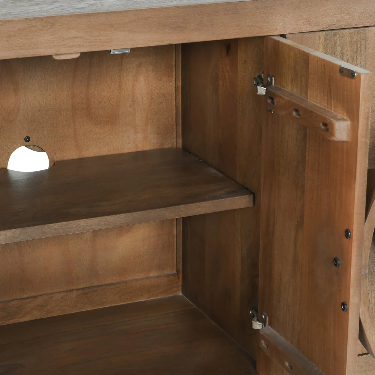 Vally Solid Wood 6Dr Buffet