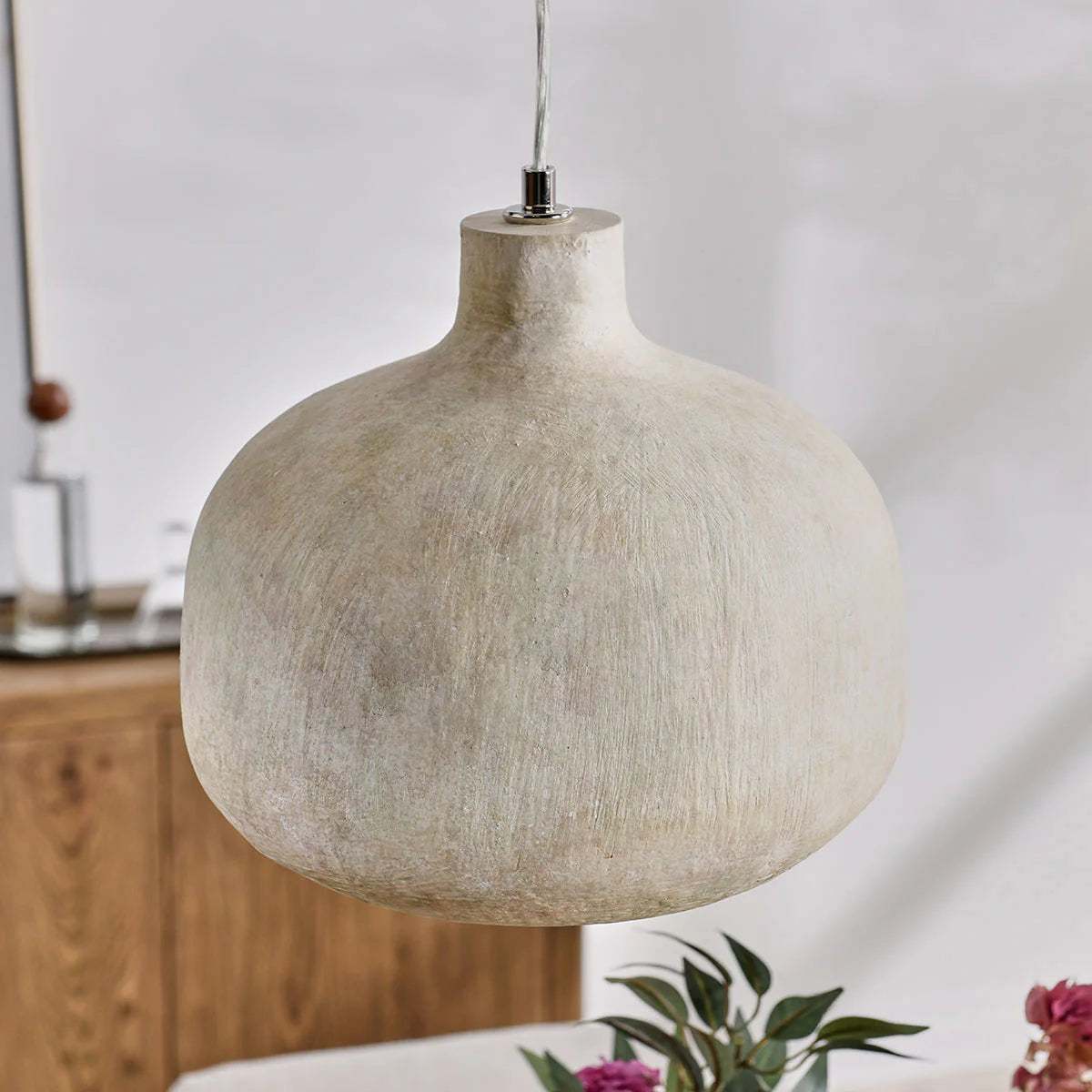 Jodi Concrete Round Pendant