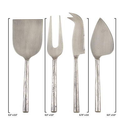 Forged Stainless Steel Cheese Set of Four