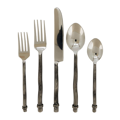 Twiggy Stainless Steel Flatware Set of Five