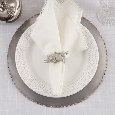 Knotted Rope Napkin Ring, Set of 4