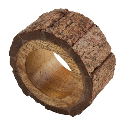 Wood Napkin Ring, Set of Four