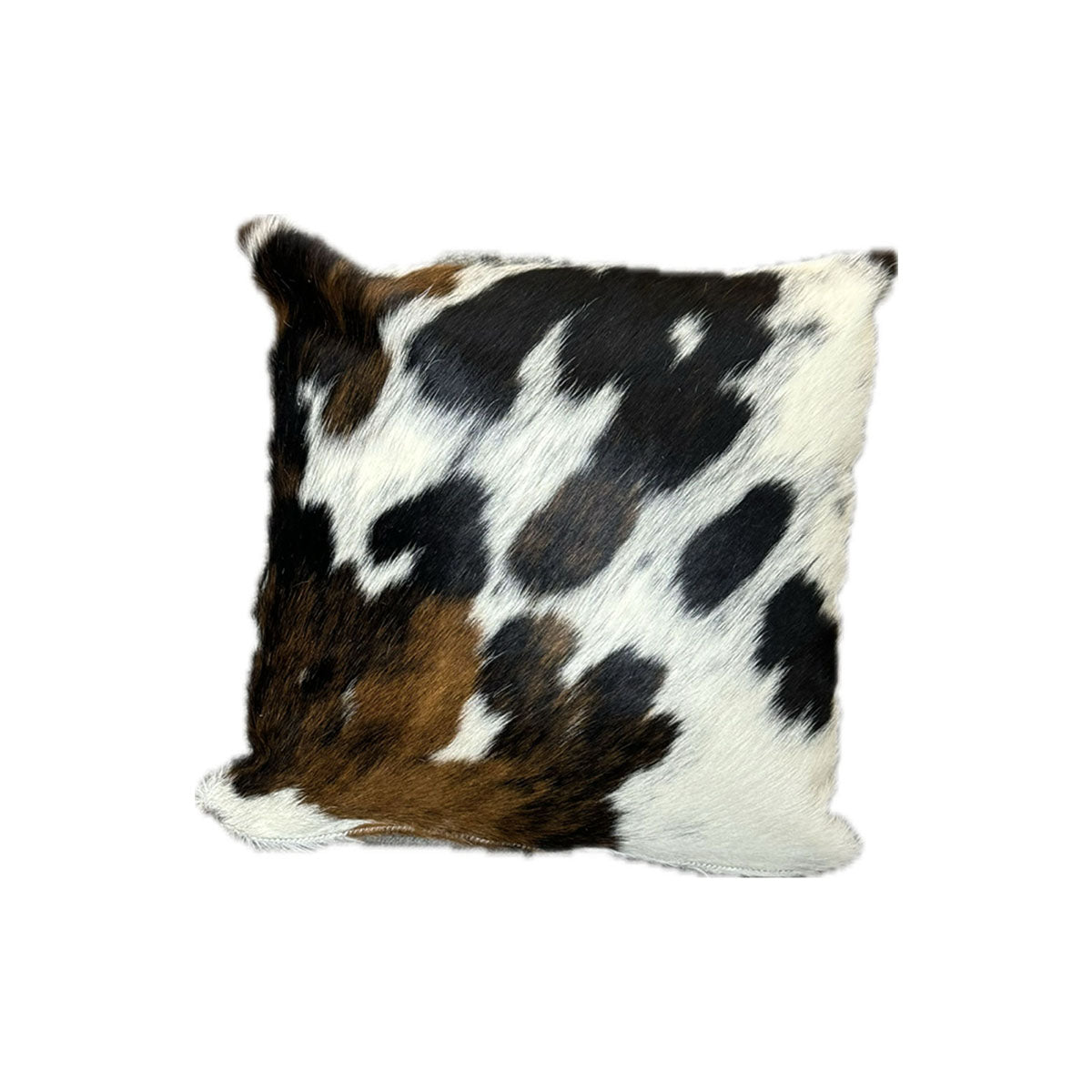 Tricolor Cloudy Cowhide Pillow, 2 Sizes