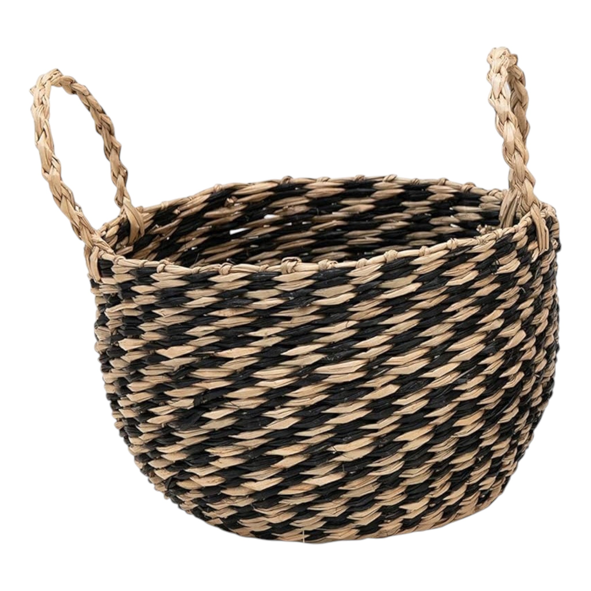 Hand-Woven Seagrass Basket