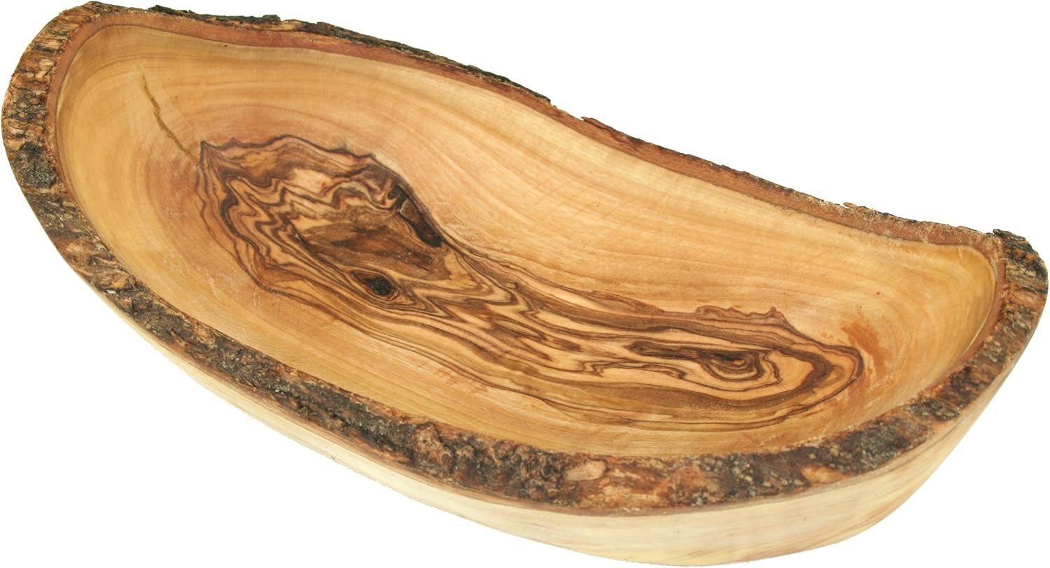 Olive Wood Oval Bowl