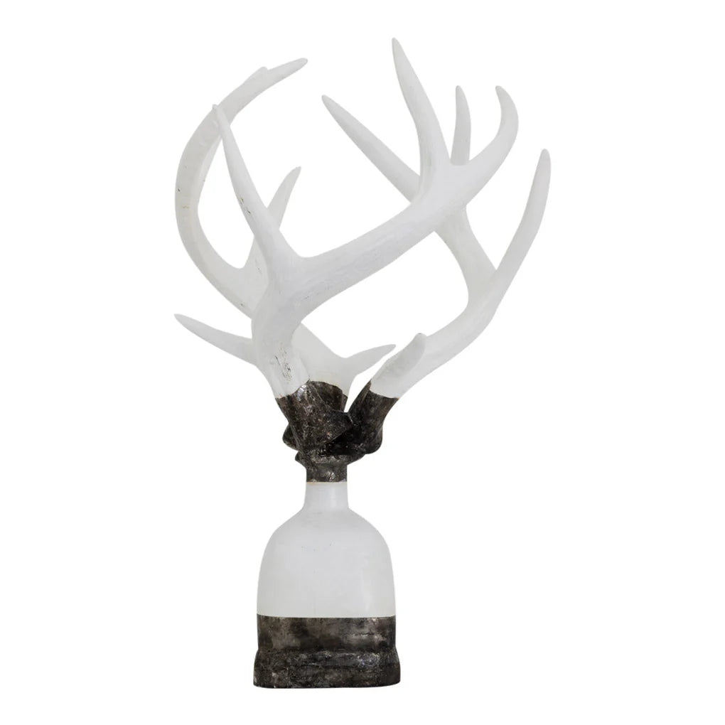 Triple Medium Antler Bottle, White