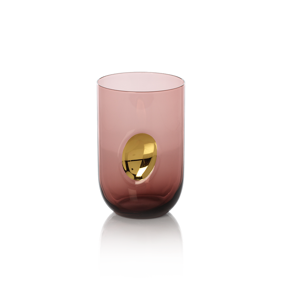 Aperitivo Tumbler with Gold Accent
