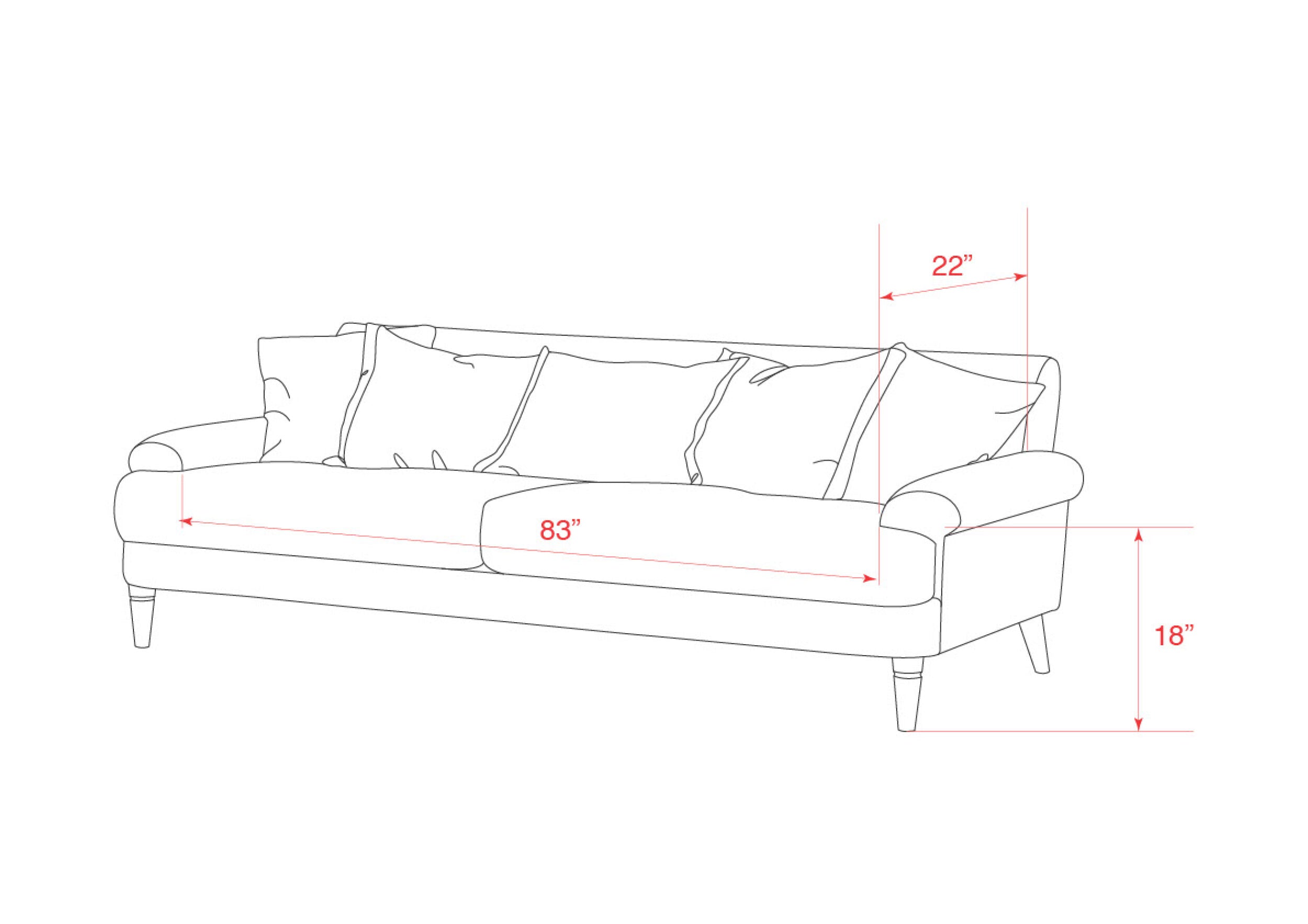 Cila Sofa, Two Color Options