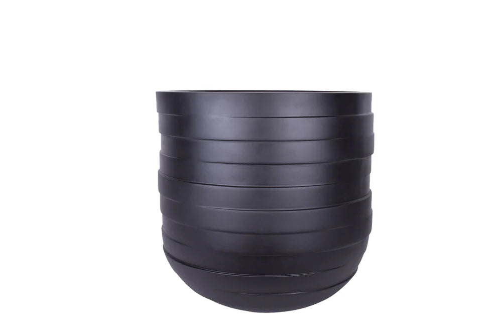 Curriculum Black Planter, Large