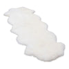 Double Lambskin Rug-White