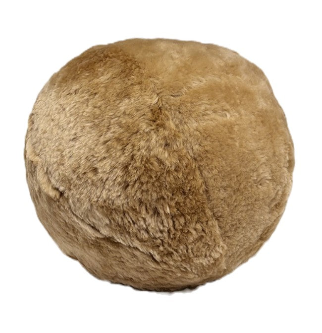 Mini Shearling Puff Ball Pillow
