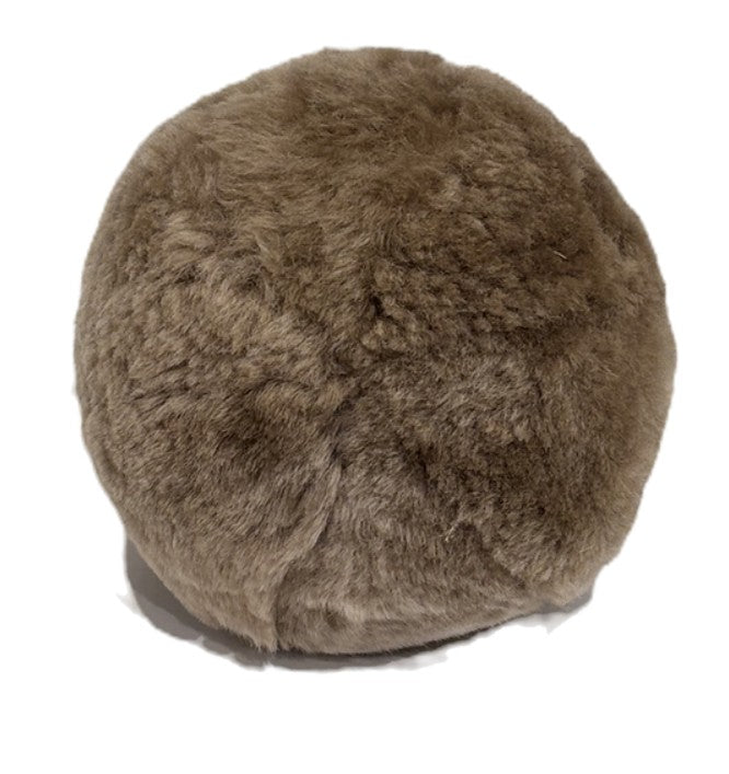 Mini Shearling Puff Ball Pillow