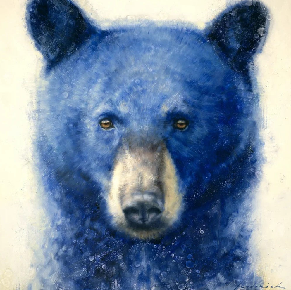 Limited Edition Framed "Electric Blue" Print by David Frederick Riley