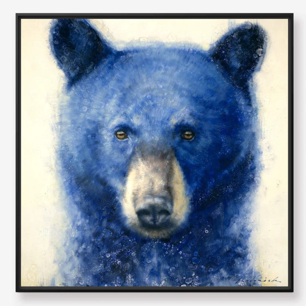 Limited Edition Framed "Electric Blue" Print by David Frederick Riley