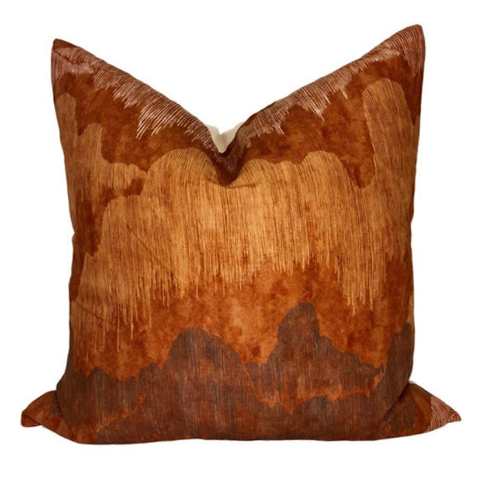 CASCADIA, RUST BY KELLY WEARSTLER 26 x 26 Pillow
