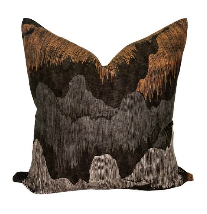 CASCADIA, RAVEN BY KELLY WEARSTLER 23 x 23 PILLOW
