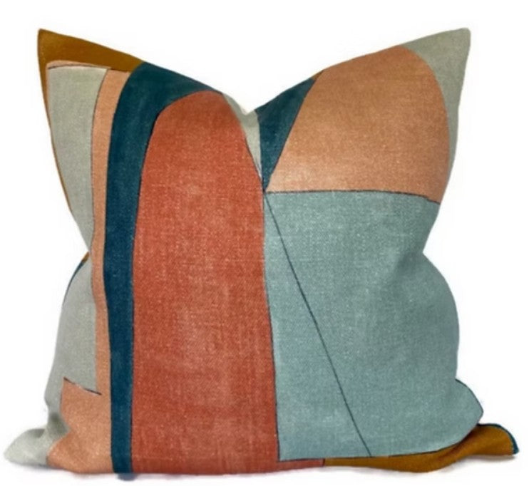 District by Kelly Wearstler Pillow in Cobalt