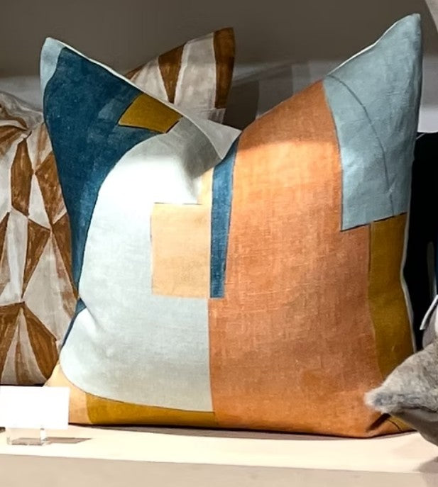 District by Kelly Wearstler Pillow in Cobalt