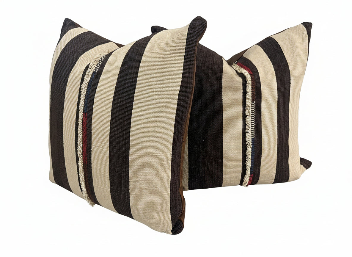 Ralph Lauren Little Crow Moccasin Pillow with Leather