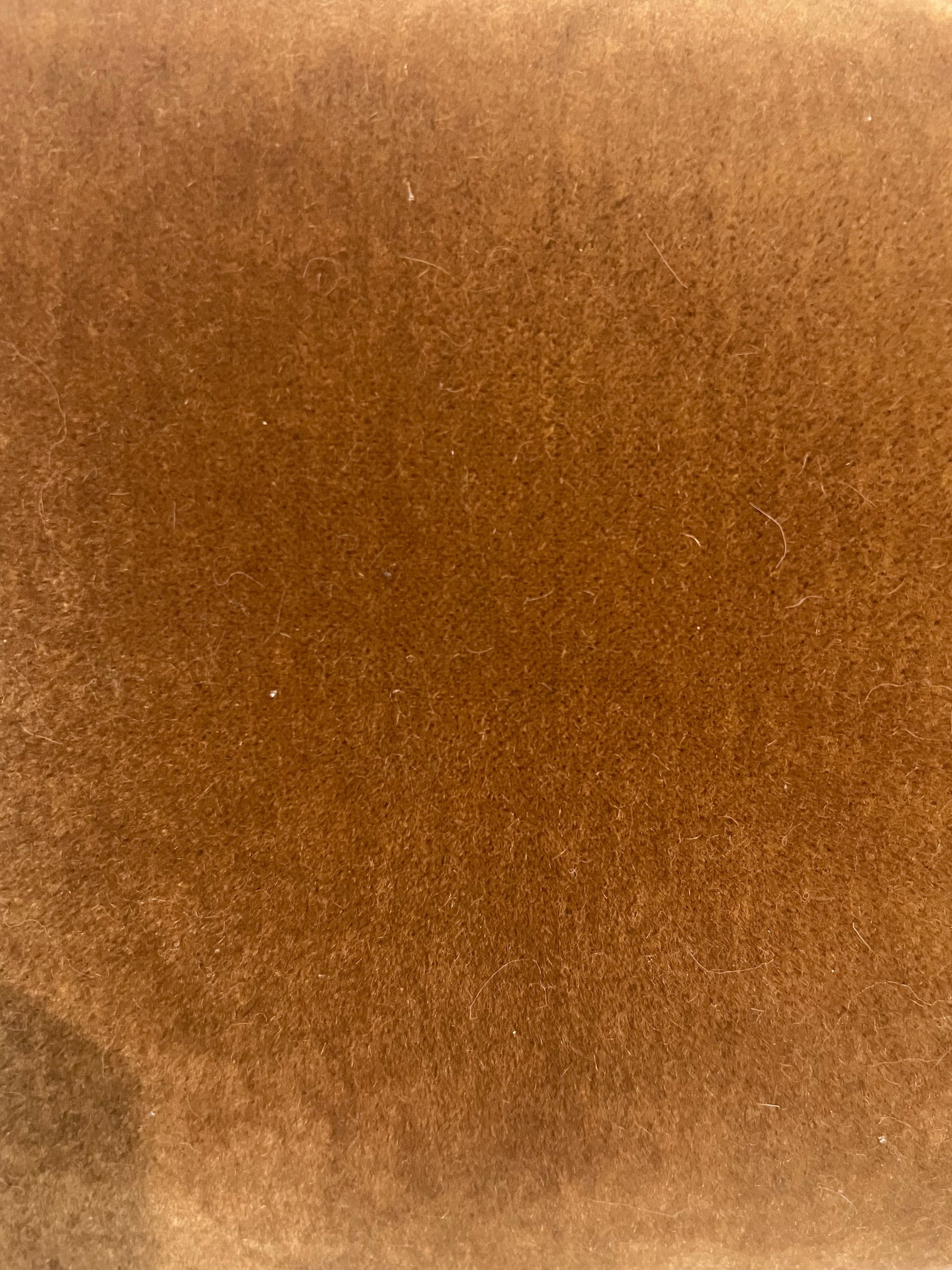 Dutch Mohair Caramel Lumbar Pillow