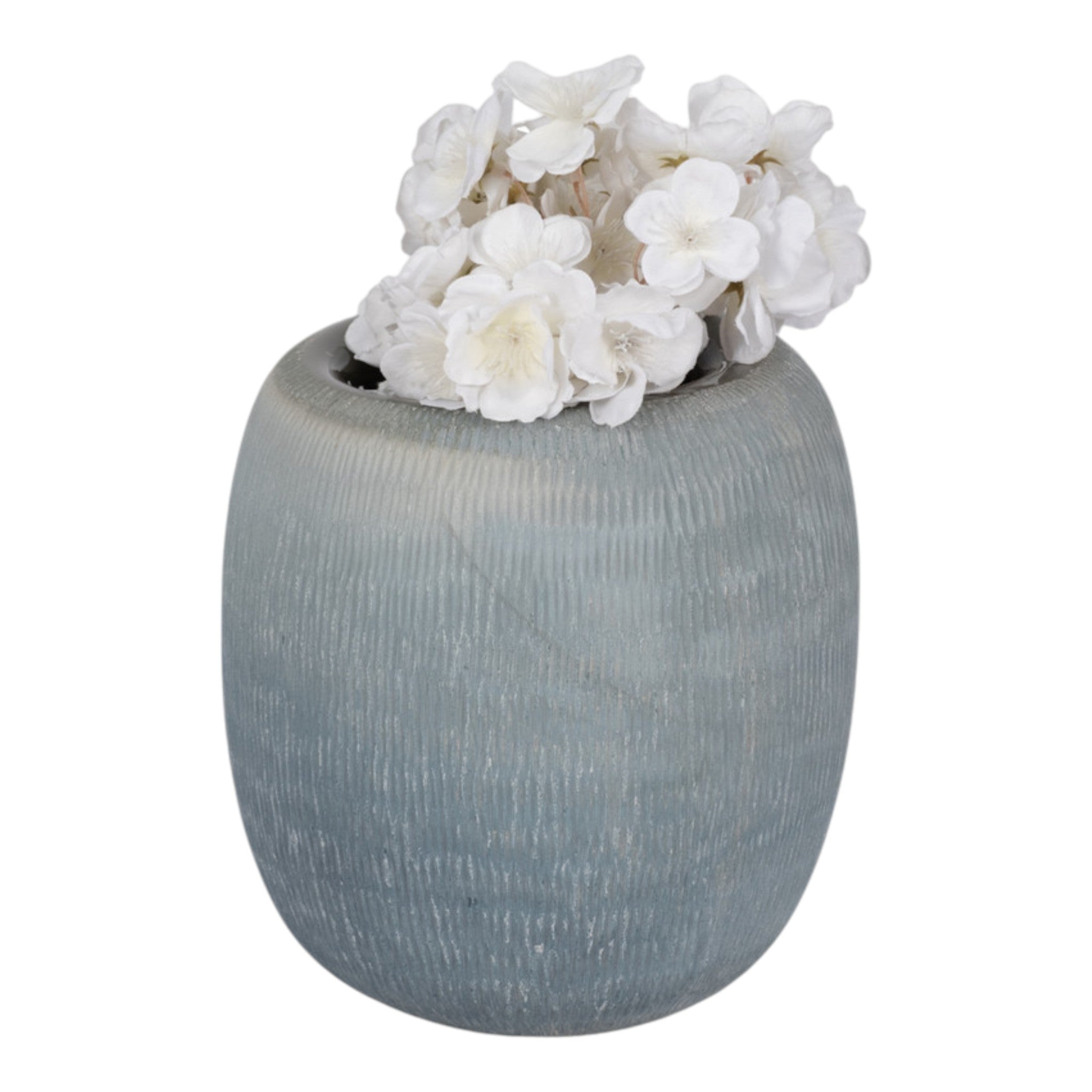 Cadmus Blue Glass Vase Large