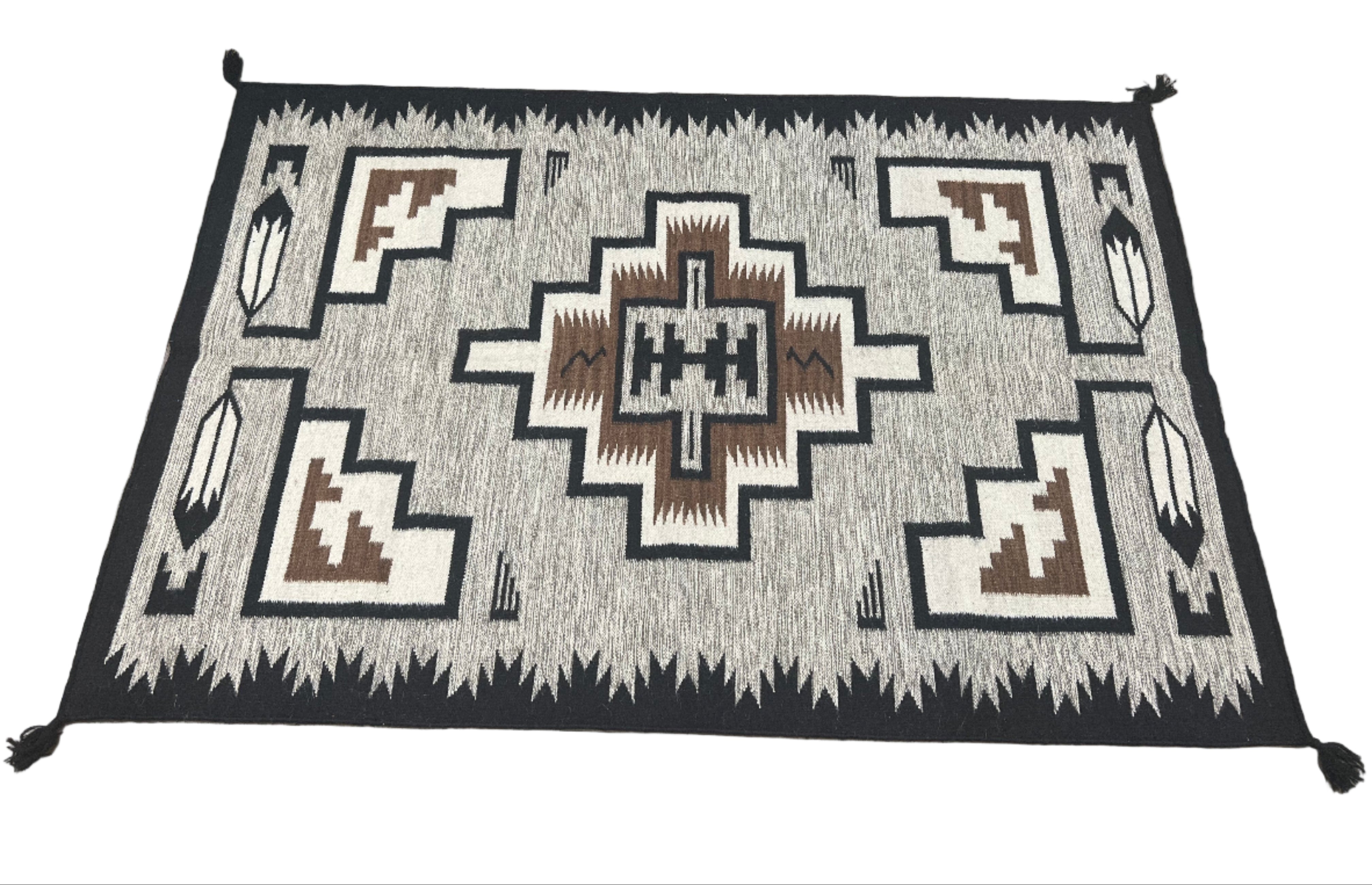 Cool Geometric Tribal Berber Rug