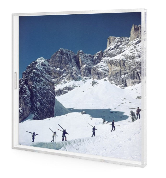 Cortina D'ampezzo Tray by Slim Aarons