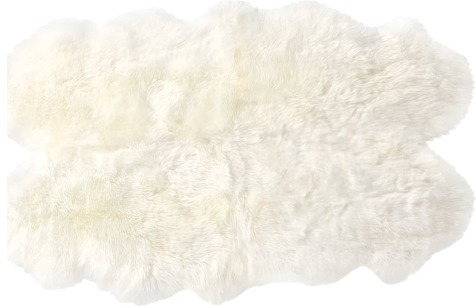 Sheepskin Four Pelt Rug