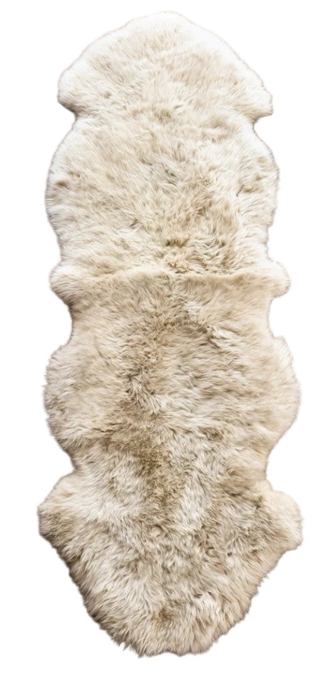 Double Lambskin Rug- Champagne