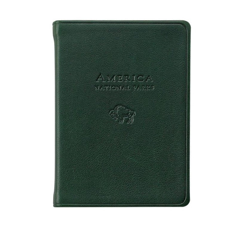 America Book - Green Leather