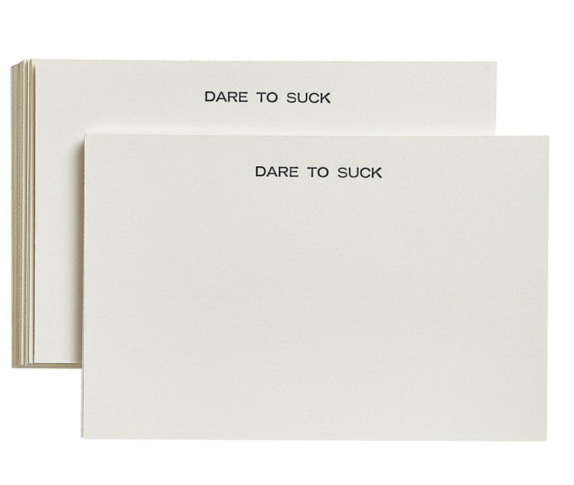 Letter Press Notes Cards