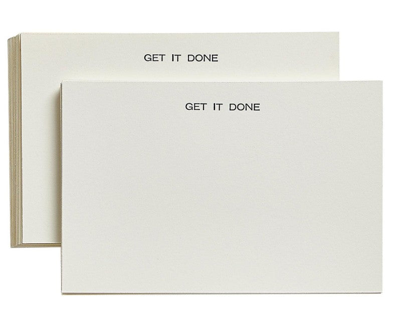 Letter Press Notes Cards