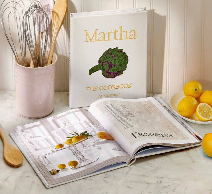 Martha: The Cookbook By Martha Stewart Leather Book