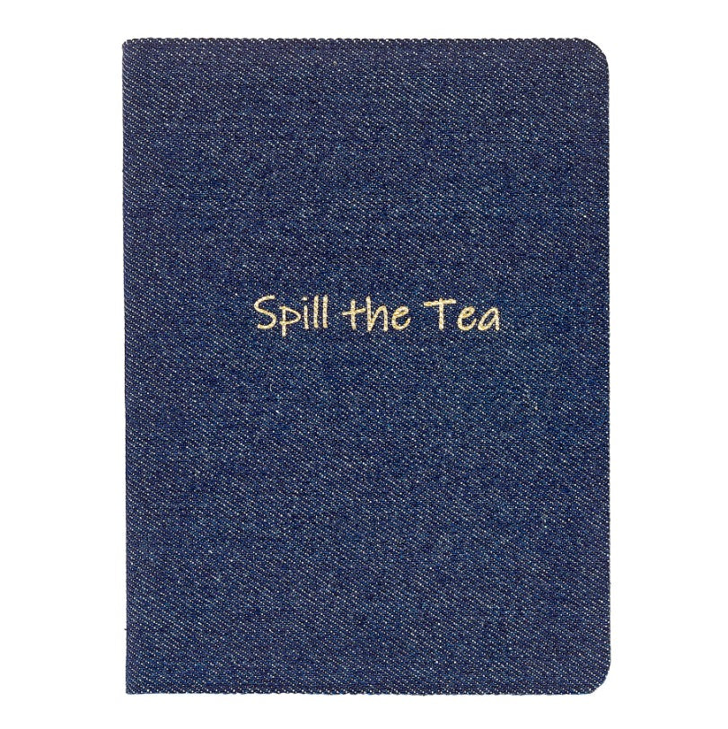 "Spill the Tea" Medium Denim Journal