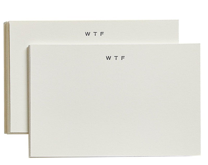 Letter Press Notes Cards