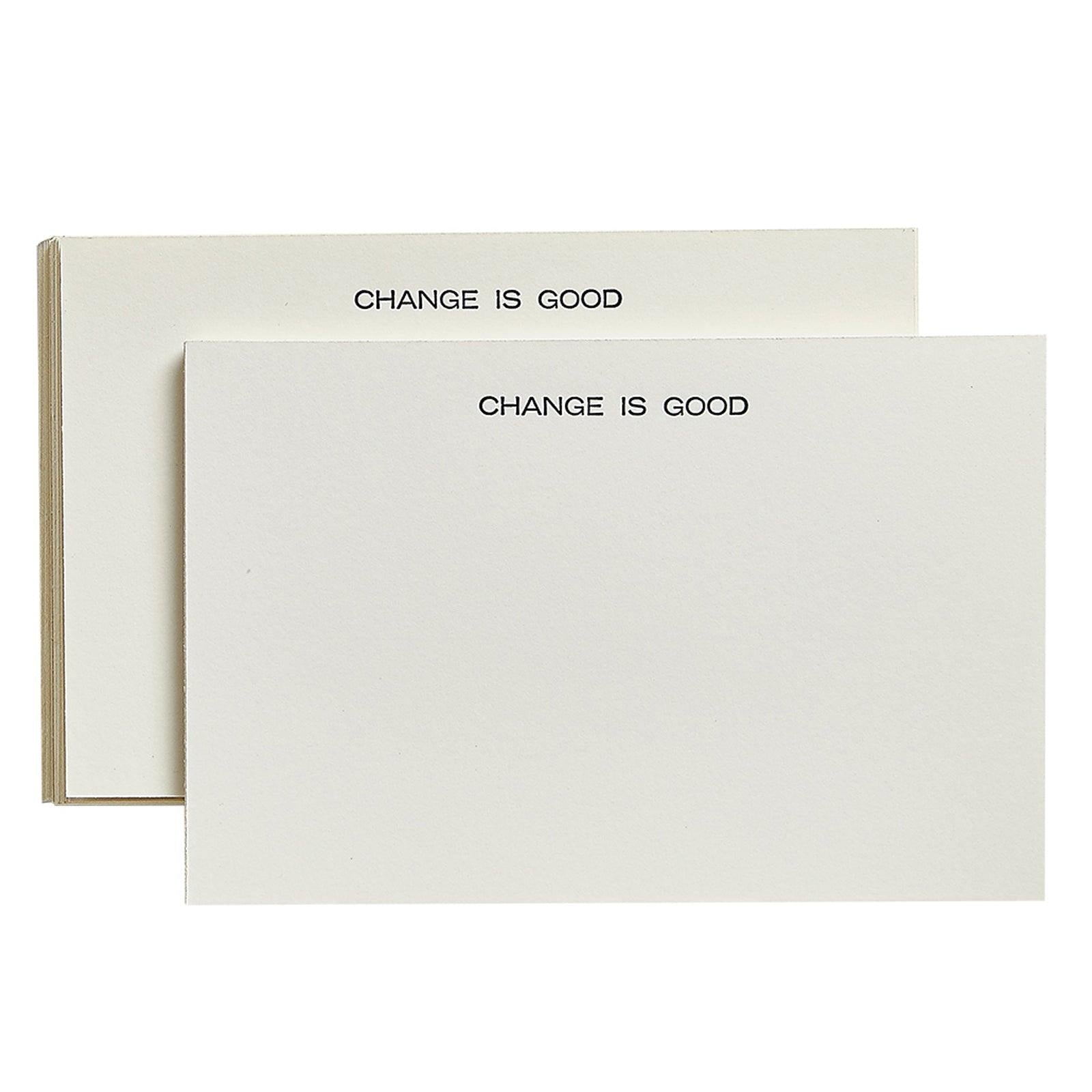 Letter Press Notes Cards