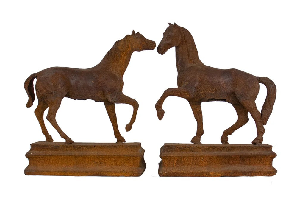 Thoroughbred Horse in Rust Patina